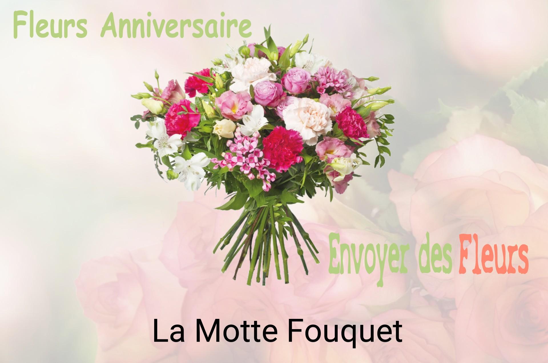 Bouquet de fleurs d’anniversaire livré à La Motte-Fouquet