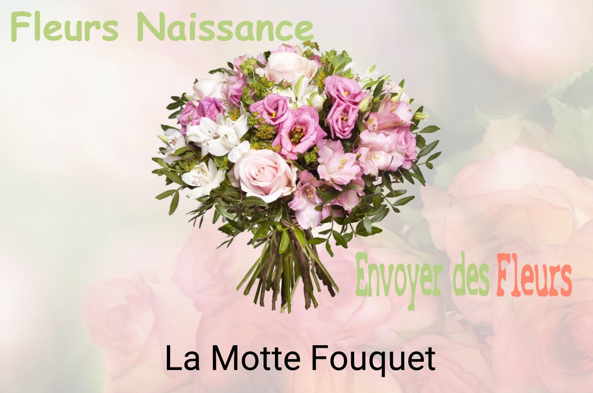 Bouquet de fleurs de naissance livré à La Motte-Fouquet